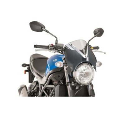 PARE-BRISE ARRIERE PUIG SUZUKI SV650 16-24 TRANSPARENT-CARBONE