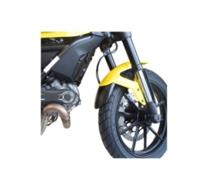 EXTENSION GUARDABARROS DELANTERO PUIG DUCATI SCRAMBLER ICON 15-24 NEGRO MATE