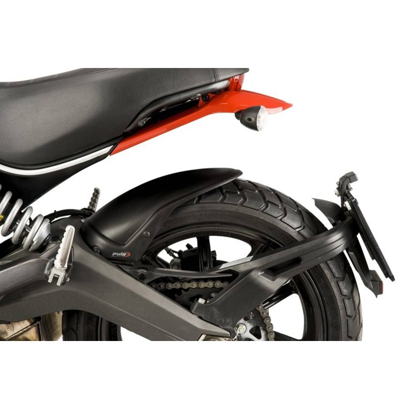 GARDE-BOUE ARRIERE PUIG DUCATI SCRAMBLER ICON DARK 20-22 NOIR MAT