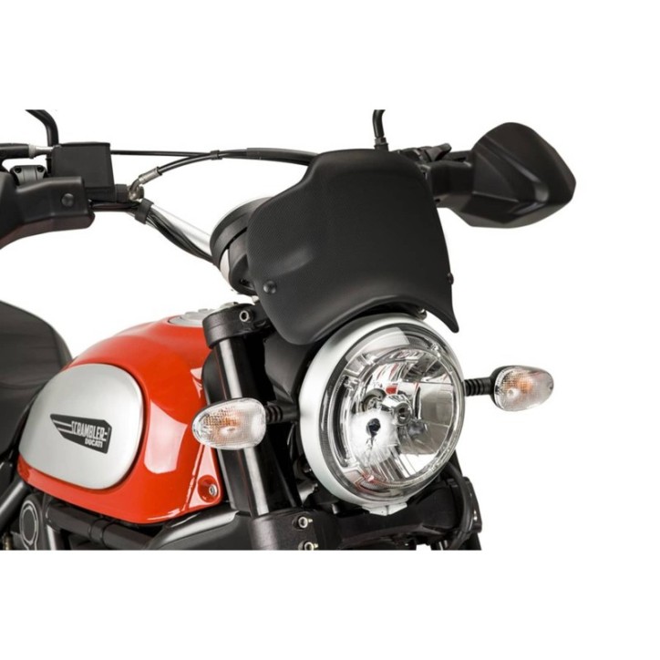 CARENAGE AVANT PUIG DUCATI SCRAMBLER ICON DARK 20-22 CARBONE