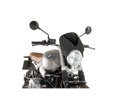 PARE-BRISE ARRIERE PUIG BMW R NINE T SCRAMBLER 16-20 NOIR-CARBONE