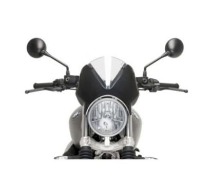 PARE-BRISE ARRIERE PUIG BMW R NINE T SCRAMBLER 16-20 TRANSPARENT-CARBONE