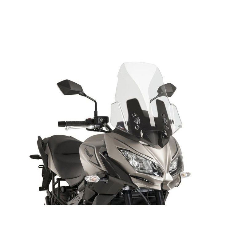 puig touring windshield for kawasaki versys 650 grand tourer 15 22 clear