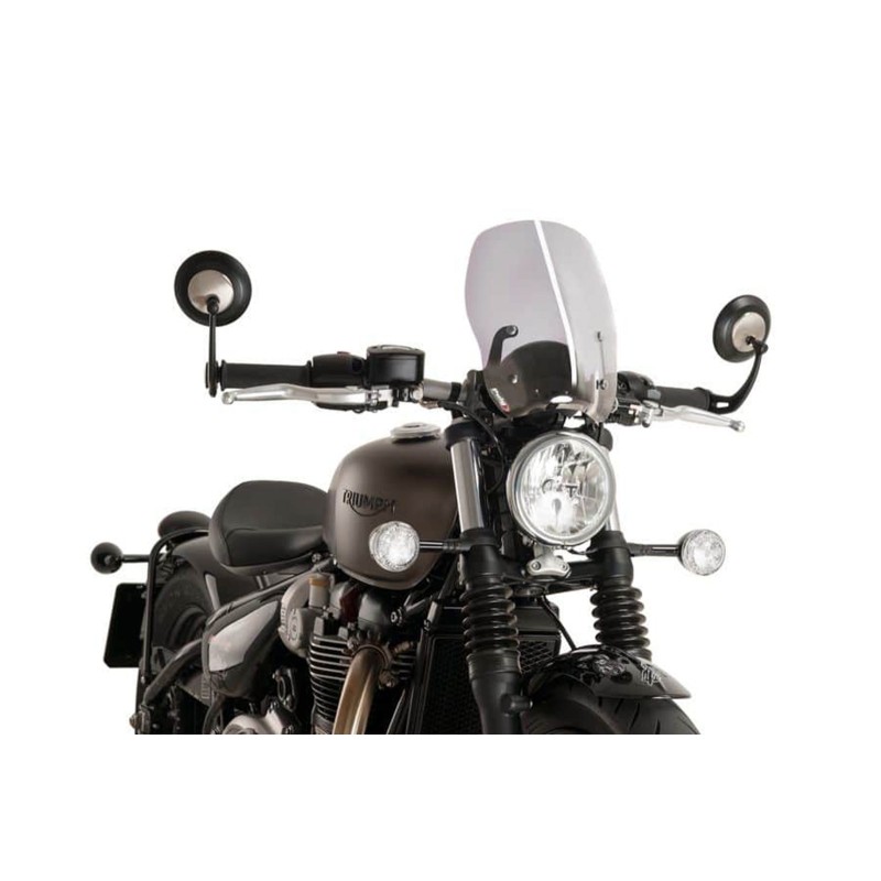 PUIG Bulle Nue NG TOURING TRIUMPH BONNEVILLE BOBBER 17-20 FUMEE CLAIRE