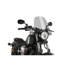 PUIG NAKED NG TOURING WINDSCHUTZSCHEIBE FUR YAMAHA XV950/R 14-16 HELLGRAU GETONT