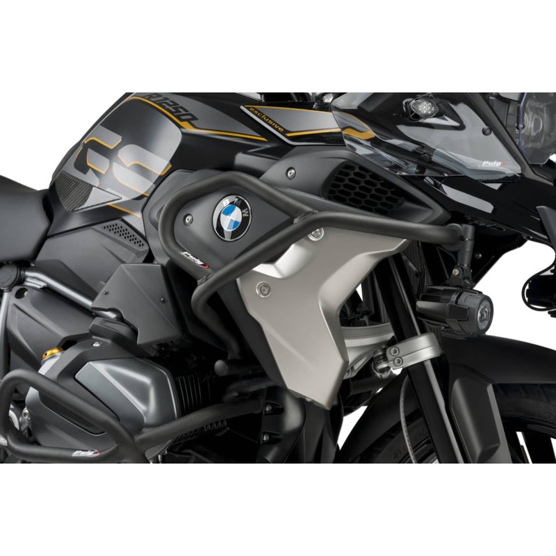 BARRES DE PROTECTION MOTEUR PUIG BMW R1250 GS 18-24 NOIR-HAUT