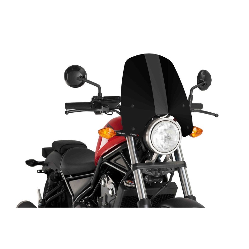 PUIG NAKED WINDSCHILD NG TOURING HONDA CMX500 REBEL 20-24 SCHWARZ