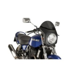 PUIG PARE-BRISE SEMI-CARENEE TRIUMPH SPEED TWIN 900 23-24 FUMEE FONCEE-CARBONE