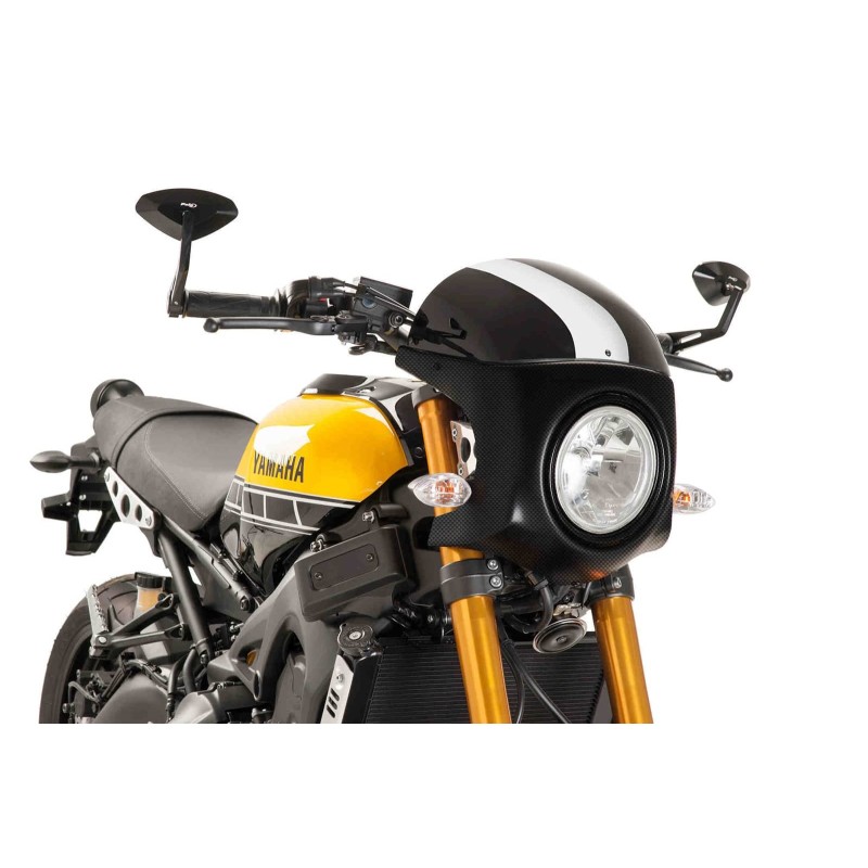 PUIG PARE-BRISE SEMI-CARENE TRIUMPH BONNEVILLE SPEEDMASTER 21-24 NOIR-CARBONE