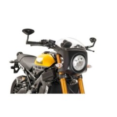 PUIG PARE-BRISE SEMI-CARENE TRIUMPH BONNEVILLE SPEEDMASTER 21-24 TRANSPARENT-NOIR