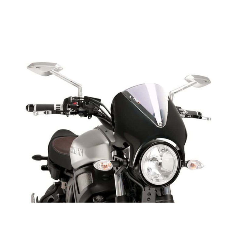 PARABRISAS TRASERO PUIG YAMAHA XSR700 16-20 TRANSPARENTE-NEGRO