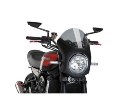 CUBREPUG SEMICARENADO KAWASAKI Z900RS 21-24 HUMO CLARO-CARBONO