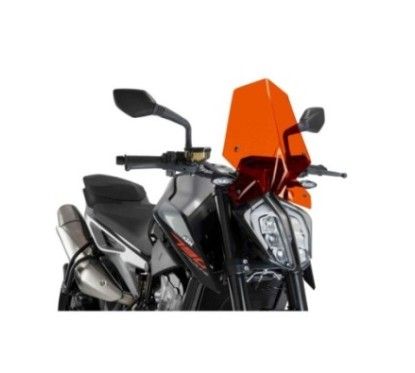 Puig Naked NG Sportscheibe fur KTM 890 R Duke 20 24 orange
