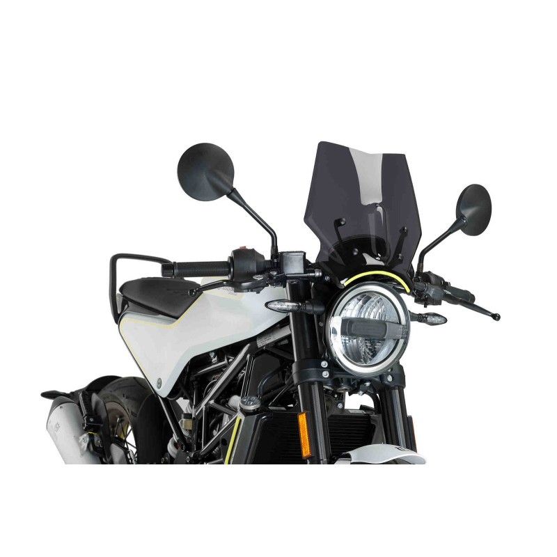 Bulle Puig Naked ng Sport pour Husqvarna Svartpilen 401 18 23 Fumee foncee