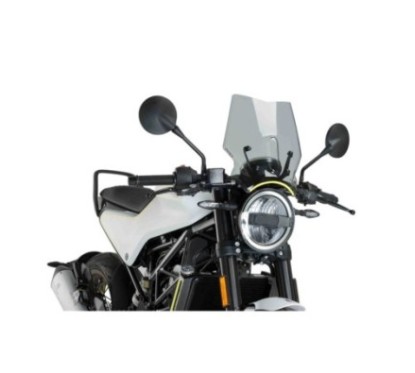 PUIG NAKED SCREEN NG SPORT HUSQVARNA SVARTPILEN 125 21-24 LIGHT SMOKE