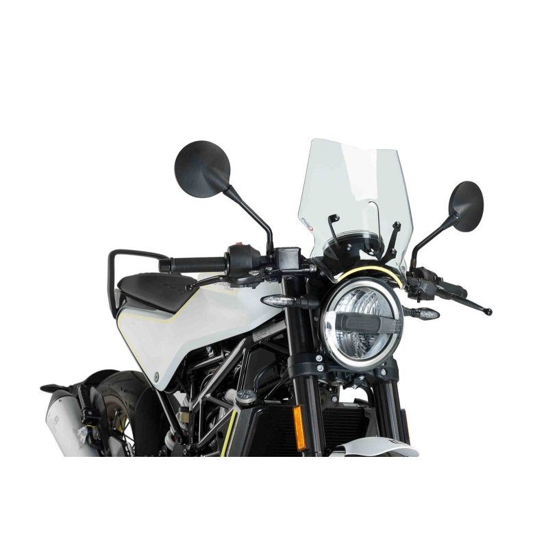 bulle puig nue ng sport pour husqvarna svartpilen 401 18 23 transparent
