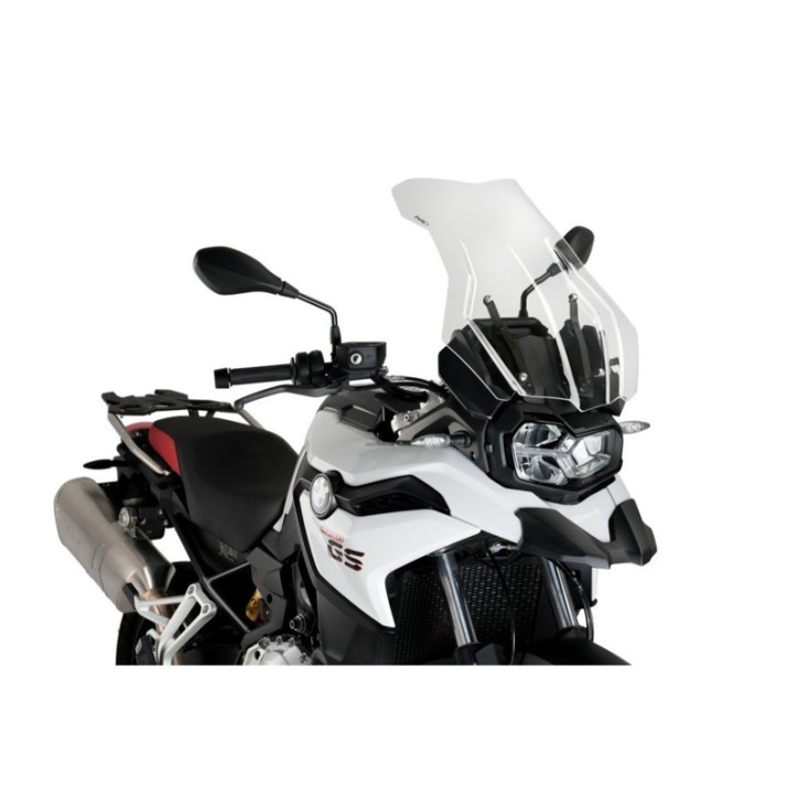 PARE-BRISE PUIG TOURING PLUS BMW F850 GS 18-24 COUPE TRANSPARENTE. Equipementier sportif