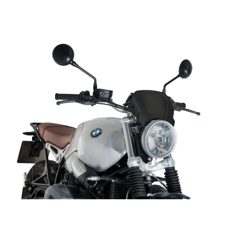 PUIG CARENATURA FRONTALE IN ALLUMINIO BMW R NINE T 17-24 NERO