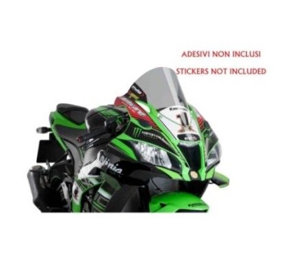 Puig Windschutzscheibe R Racer fur Kawasaki ZX 10R Ninja KRT 16 20 leicht getont