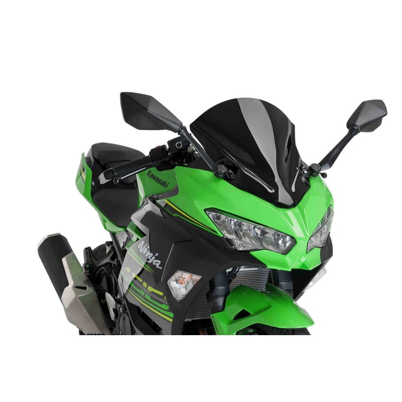 PUIG Z-RACING WINDSCHUTZSCHEIBE KAWASAKI NINJA 400 18-24 SCHWARZ