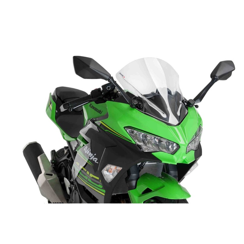 PARABRISAS PUIG Z-RACING KAWASAKI NINJA E-1 2024 TRANSPARENTE.