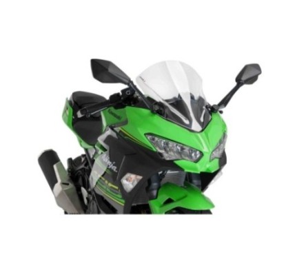 PARABRISAS PUIG Z-RACING KAWASAKI NINJA E-1 2024 TRANSPARENTE.