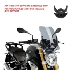 PUIG CUPOLINO NAKED N.G. TOURING-OEM SUPP. BMW R1250 R 18-24 FUME CHIARO