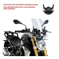 PUIG ECRAN NAKED N.G. TOURING-OEM SUPP. BMW R1250 R 18-24 TRANSPARENTE