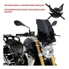 PUIG CUPOLINO NAKED N.G. TOURING BMW R1250 R 18-22 FUME SCURO