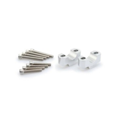 rehausseurs puig pour guidon yamaha tracer 9 gt plus 23/25 argent 3740p