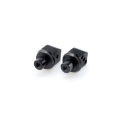 Adaptateurs de repose-pieds passager fixes Puig pour Kawasaki Z1000 SE 14/16, noir