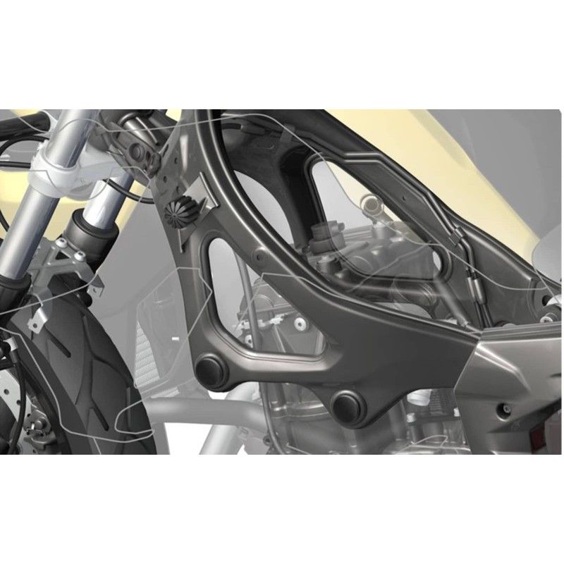 Tapas de chasis Puig BMW F900 R 2020 25 negras