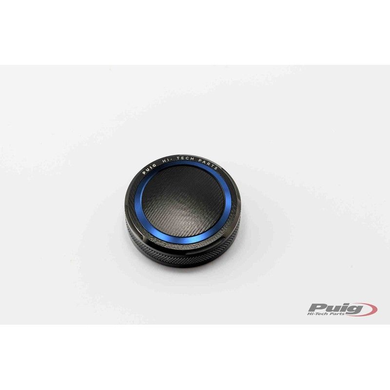 puig tappo serbatoio anteriore per fluido freno per cfmoto 450 nk 23 24 blu