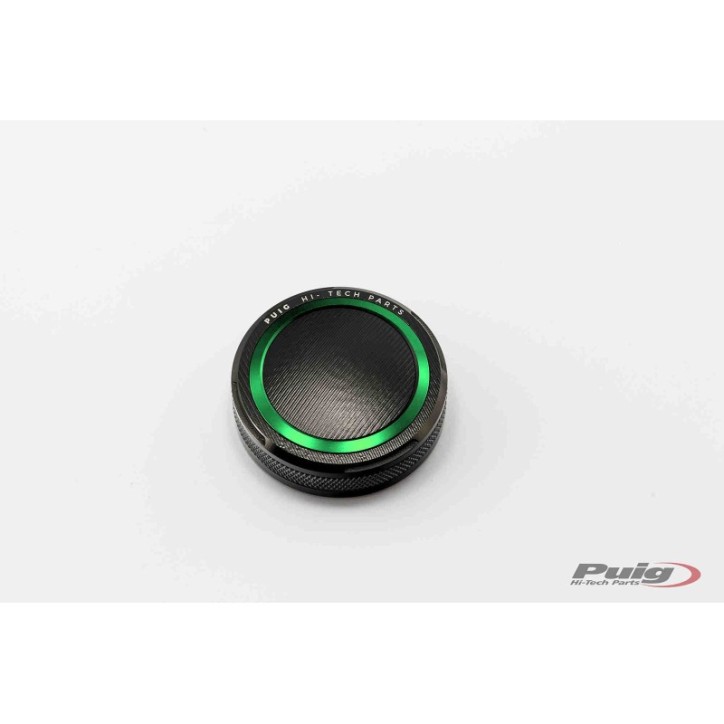 TAPON DEPOSITO DELANTERO PUIG PARA LIQUIDO DE FRENOS KAWASAKI Z1000SX TOURER 17-19 VERDE