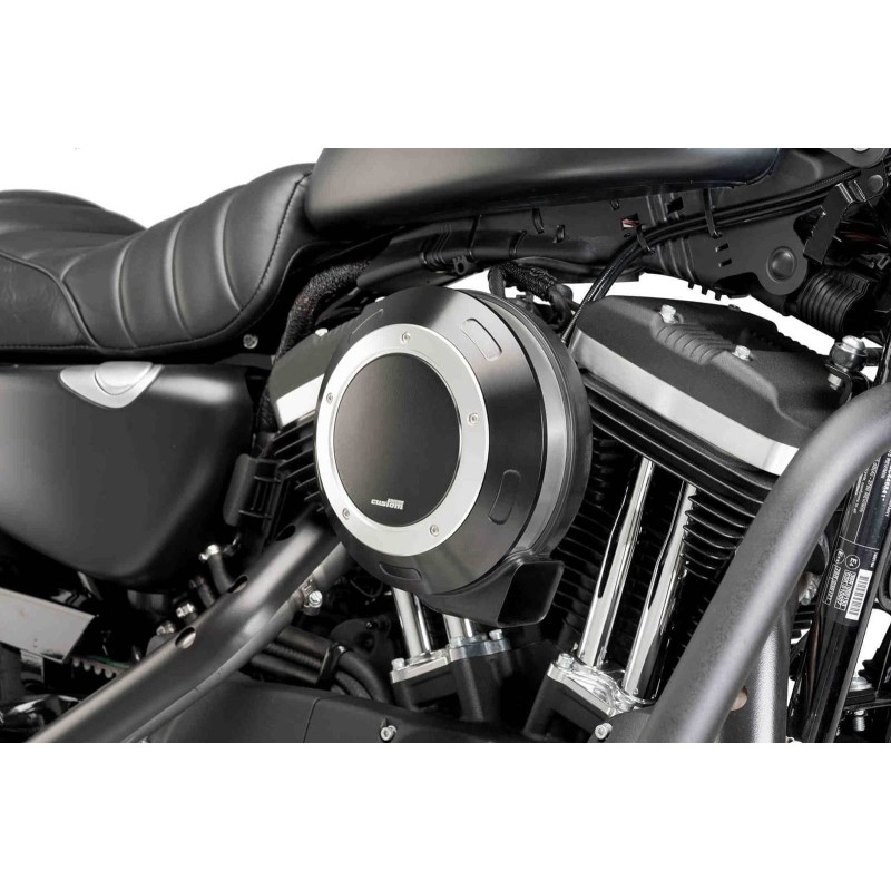 PUIG AIR FILTER COVER HARLEY D. SPORTSTER 883 IRON 21-22 BLACK