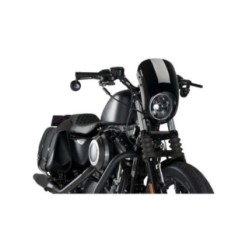 CUBREPUERTAS SEMICARENADO PUIG ANARCHY HARLEY D.SPORTSTER XL883N IRON 21-22 NEGRO