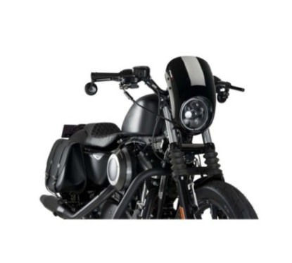 CUBREPUERTAS SEMICARENADO PUIG ANARCHY HARLEY D.SPORTSTER XL883N IRON 21-22 NEGRO