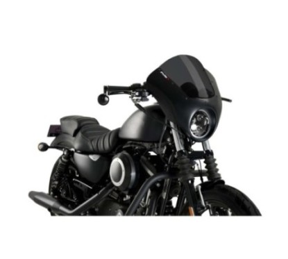 PUIG CUPOLINO SEMICARENATO DARK NIGHT HARLEY D. SPORTSTER XL883N IRON 21-22 FUME SCURO