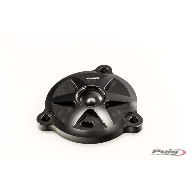 PUIG COPRI-PERNO FORCELLONE YAMAHA T-MAX 530 DX SX 17-19 NERO