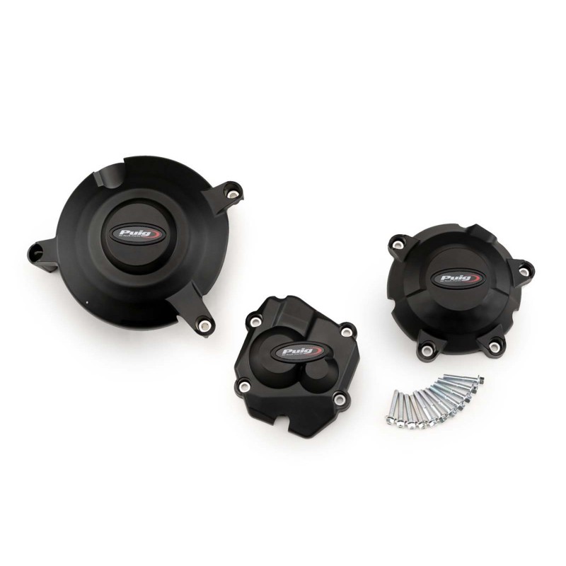 PUIG PROTEZIONE CARTER MOTORE TRACK PER CAMPIONATO KAWASAKI ZX-10R NINJA PERFORMANCE 16-18 NERO