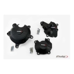 PUIG TRACK ENGINE CRANKCASE PROTECTION FOR KAWASAKI ZX-6R 636 NINJA 13-17 CHAMPIONSHIP BLACK