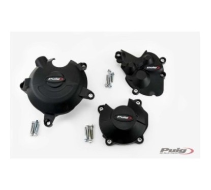 PROTECCION CARTER MOTOR DE PISTA PUIG PARA KAWASAKI ZX-6R 636 NINJA 13-17 CAMPEONATO NEGRO