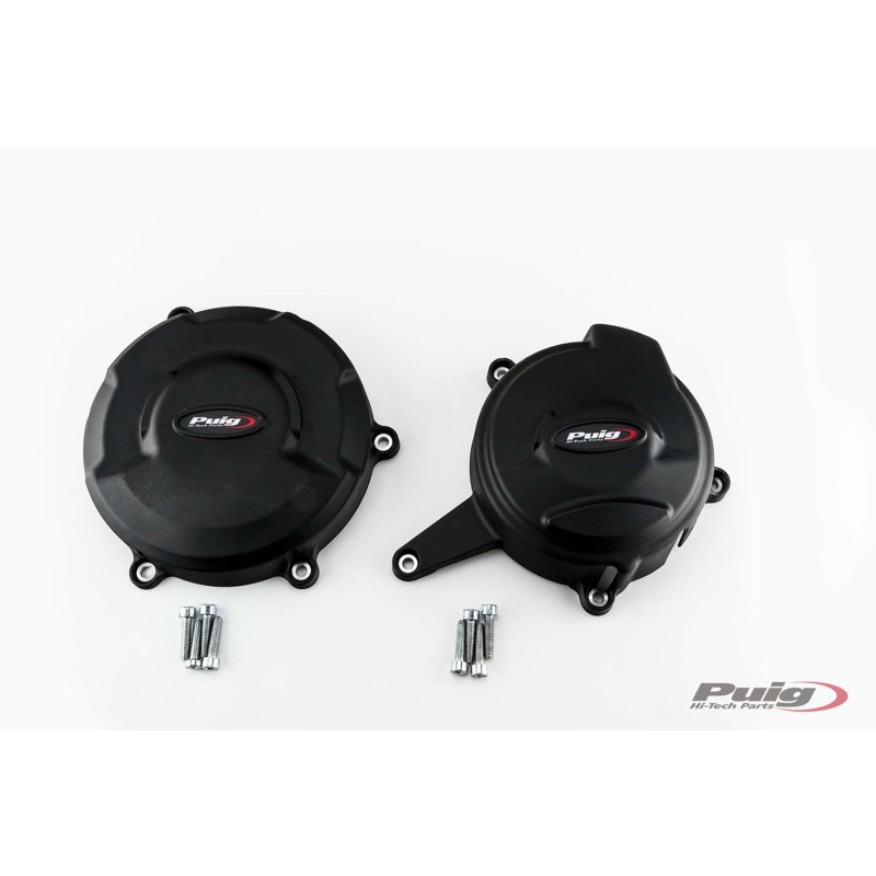 PROTECTION CARTER MOTEUR PUIG TRACK POUR DUCATI PANIGALE V4 20-24 CHAMPIONSHIP NOIR