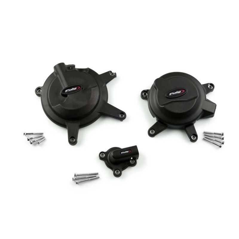 Protection moteur Puig Track pour Kawasaki Ninja 400 18-24 Noir