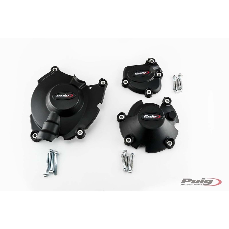 PUIG TRACK ENGINE CRANKCASE PROTECTION FOR YAMAHA YZF-R1 15-16 CHAMPIONSHIP BLACK