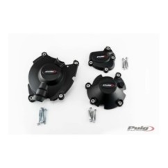 PROTECTION CARTER MOTEUR PUIG PISTE POUR YAMAHA YZF-R1 R1M 17-19 CHAMPIONNAT NOIR