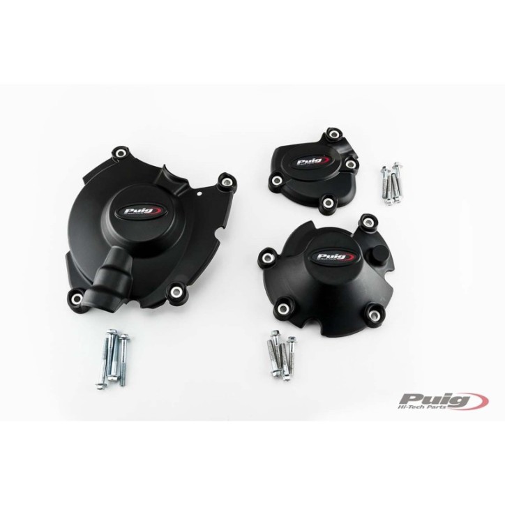 PUIG TRACK ENGINE CRANKCASE PROTECTION FOR YAMAHA YZF-R1/R1M 17-19 CHAMPIONSHIP BLACK