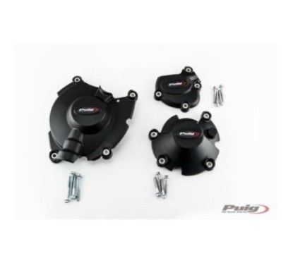 Cubierta protectora de motor Puig para campeonato Yamaha YZF R1 R1M 2024 negra
