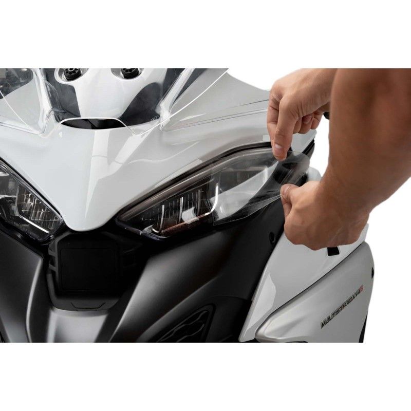 Protector de faros adhesivo Puig Ducati Multistrada V4 21 25 transparente