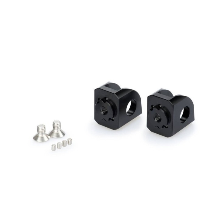 ADAPTADORES PUIG ESTRIBERAS CONDUCTOR AJUSTABLE KAWASAKI VERSYS 650 GRAND TOURER 15-22 NEGRO